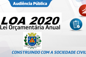 Prefeitura realiza audiência pública sobre a LOA 2020