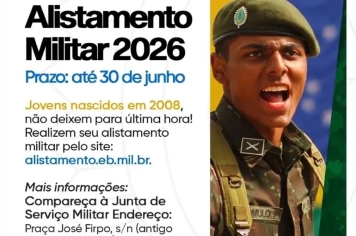 Jovens nascidos em 2008 devem realizar o Alistamento Militar até 30 de junho