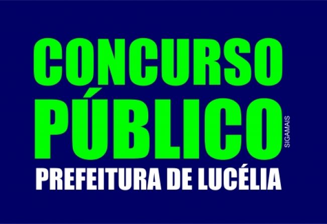 Prefeitura de Lucélia realiza concurso para 07 cargos