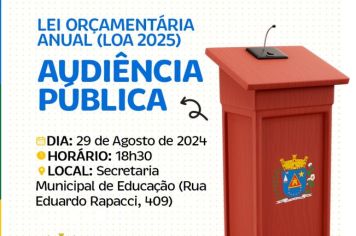 LEI ORÇAMENTÁRIA ANUAL – LOA 2025