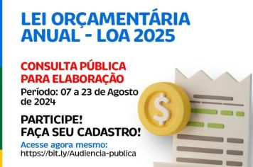 LEI ORÇAMENTÁRIA ANUAL – LOA 2025