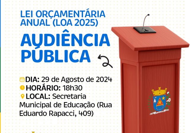 LEI ORÇAMENTÁRIA ANUAL – LOA 2025